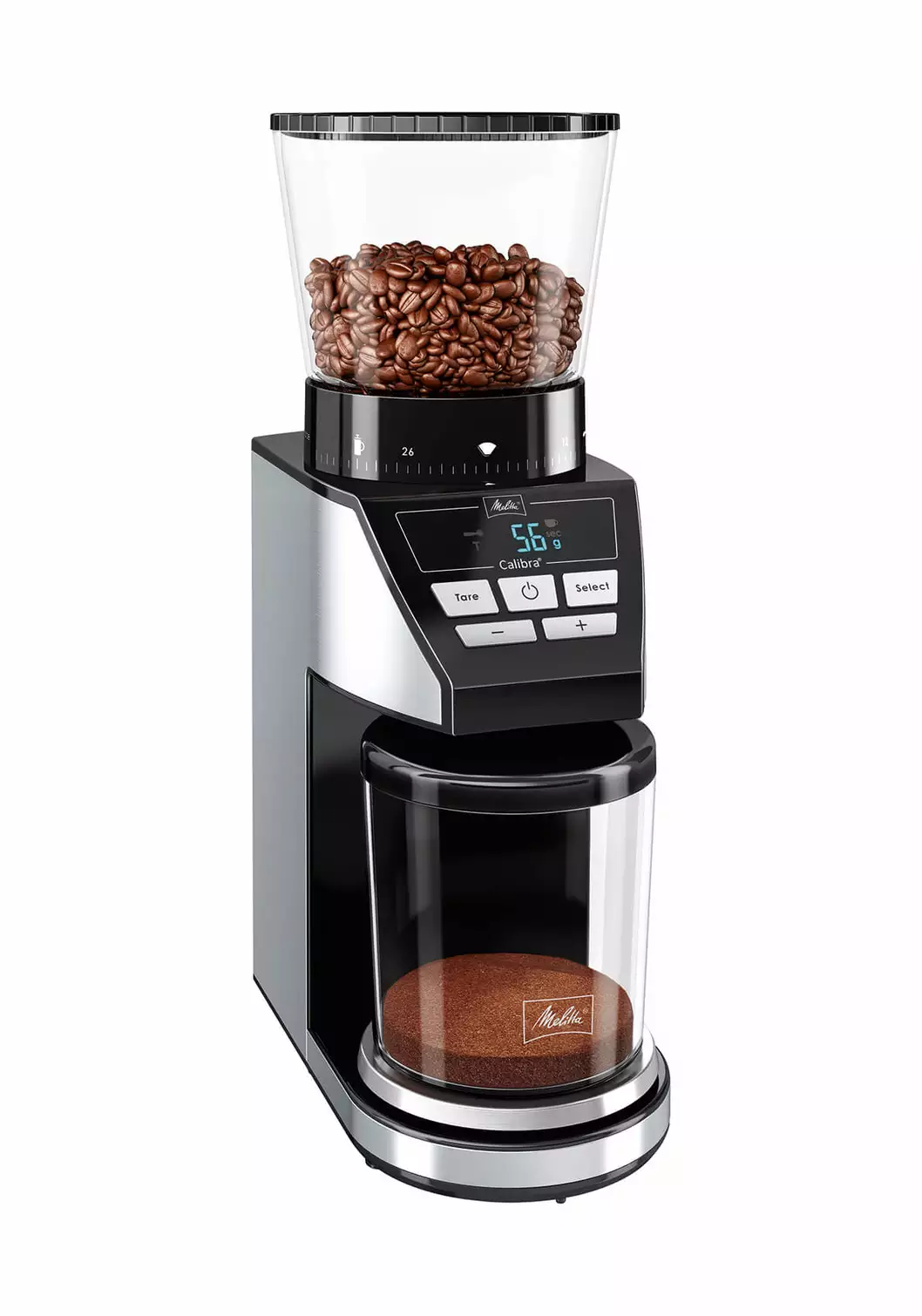 20% Rabatt auf Melitta Produkte bei nettoshop, z.B. Melitta Calibra Kaffeemühle mit 39 Mahlstufen