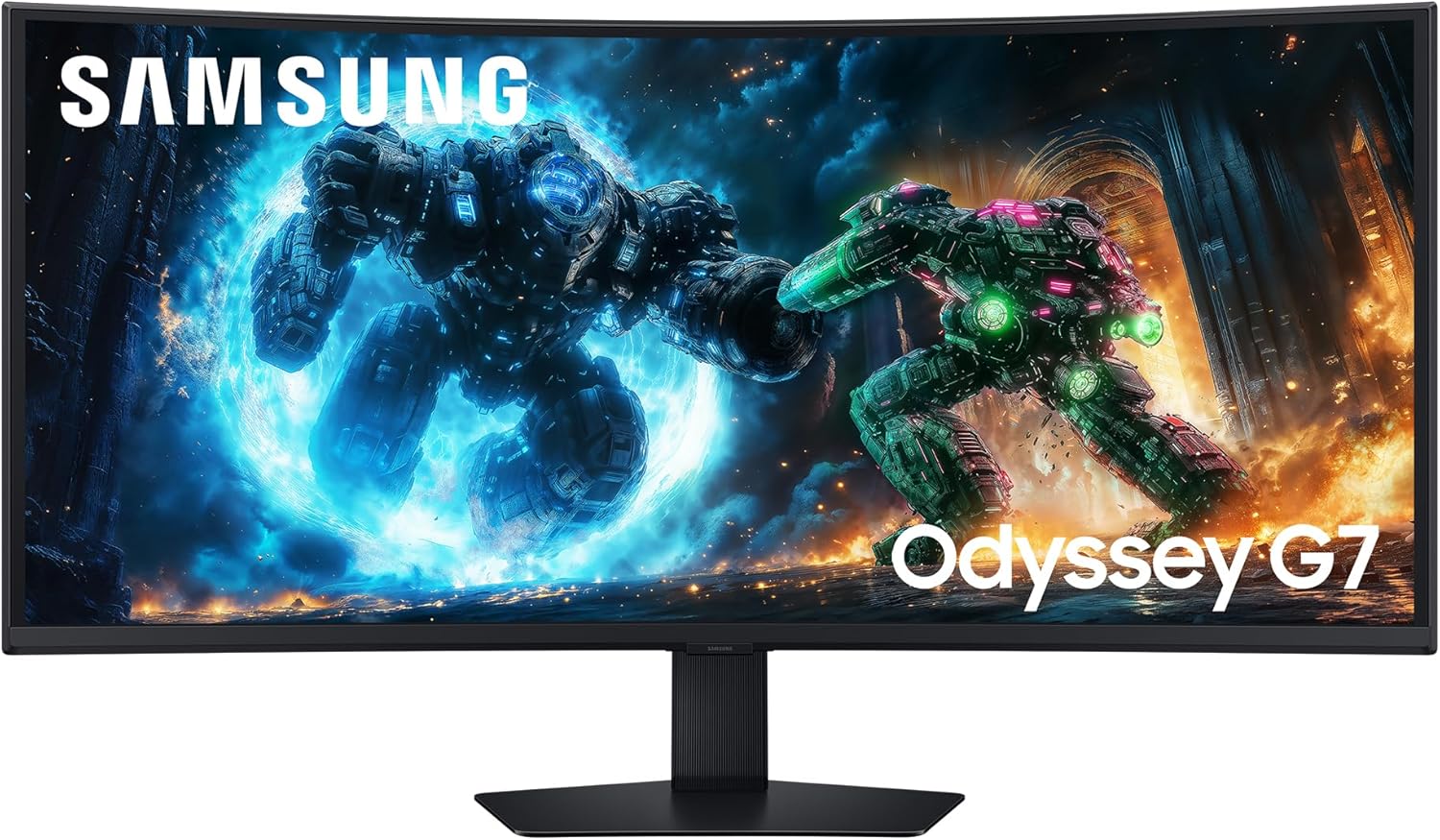 Samsung Odyssey G75F Curved Gaming Monitor (40″, VA, 5K, 180 Hz, 1 ms (G/G), 1000R)