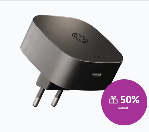 “Zens 2in1 Wireless Wall-Charger” (15W)