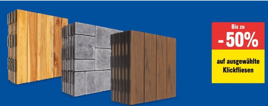 Bis zu 50% Rabatt auf Terrassendielen & Klickfliesen bei Jumbo