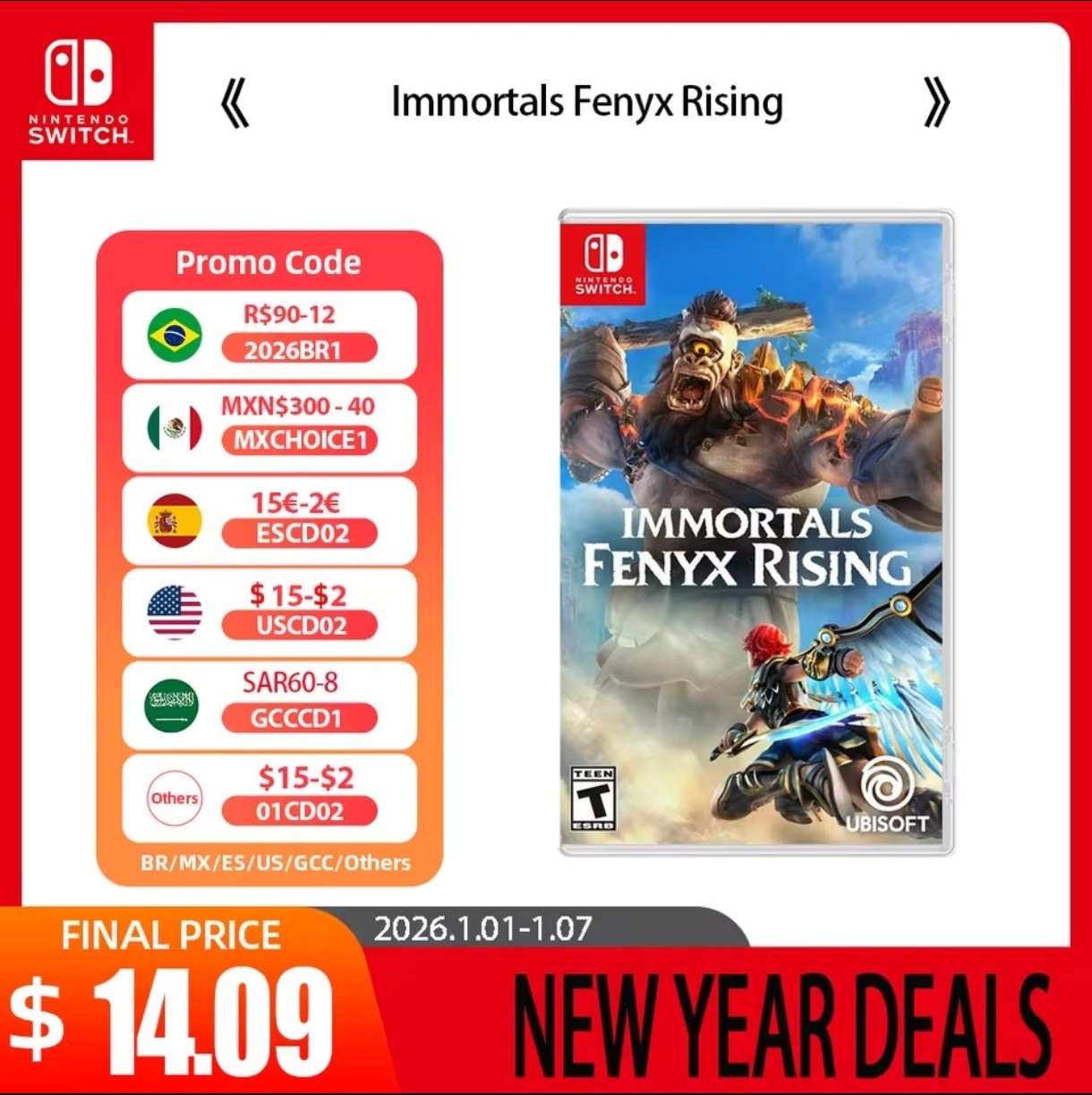 «Immortals Fenyx Rising» für Nintendo Switch / EU-Version / physische Cartridge /