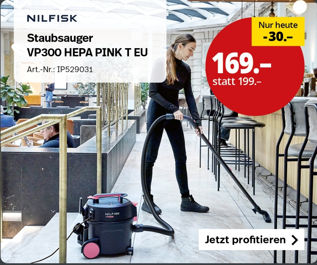 Nilfisk VP300 HEPA PINK T EU Staubsauger