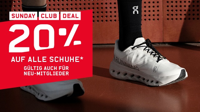 Ochsner Sport: 20% auf alle Schuhe für Club-Mitglieder
