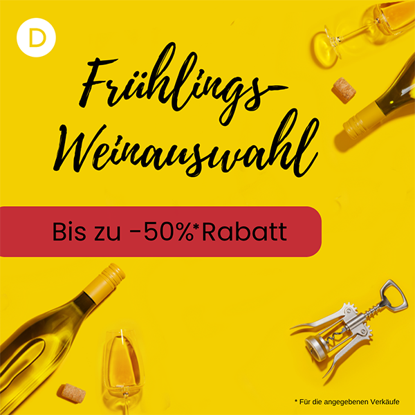 Bis zu 50% Rabatt auf ausgewählte Weine & Spirituosen bei DeinDeal