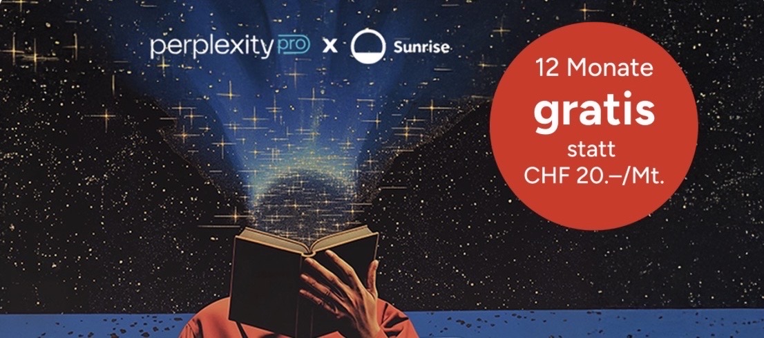 Perplexity Pro 12 Monate gratis mit Sunrise Rewards Gold/Platinum