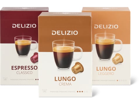 Ab 3 Stück 50% – Alle Delizio Kapseln, 48 Stück