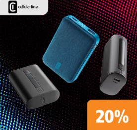Fust Rabatt – 20% sparen auf Cellularline Powerbanks