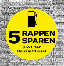 5 Rappen pro Liter Kraftstoff sparen bei Coop Pronto-Tankstellen, gültig bis 30.6.