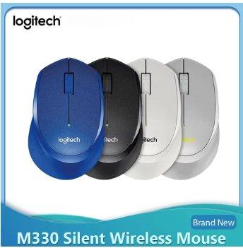 «Logitech M330 SILENT PLUS» / Kabellose 2,4 GHz-Maus mit USB-Nano-Empfänger 1000 DPI