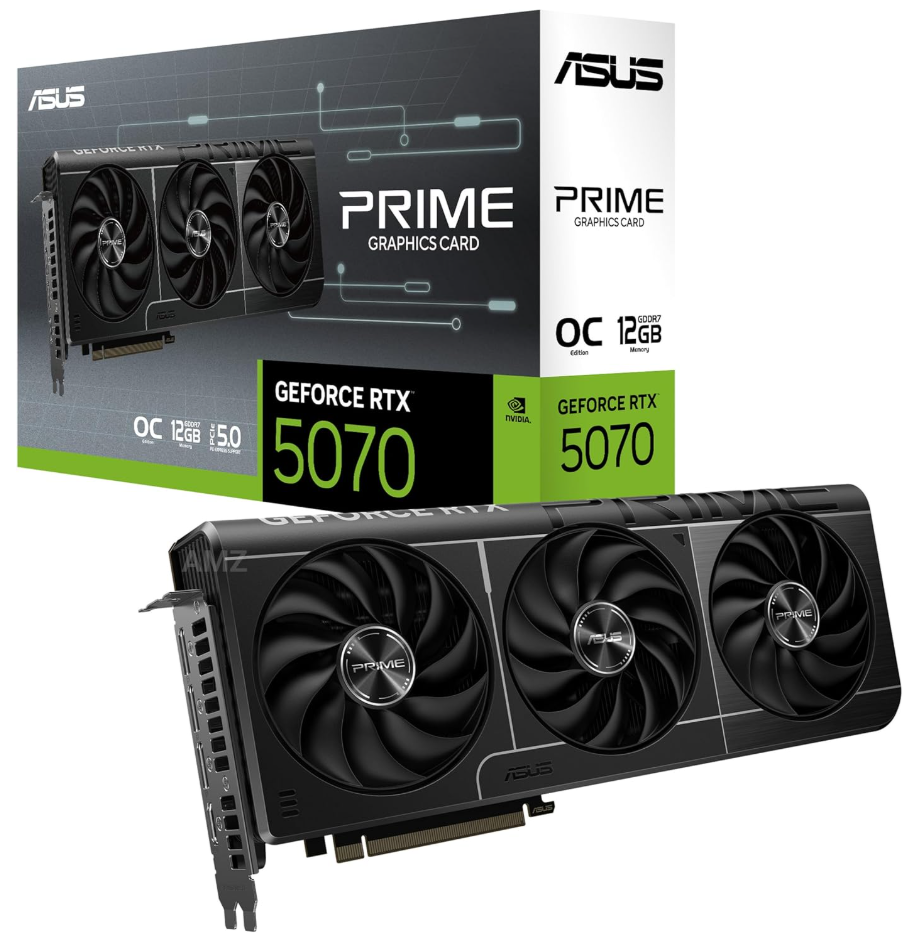 ASUS-Grafikkarte Prime GeForce RTX 5070 OC Edition 12 GB GDDR7 bei Amazon zum Toppreis
