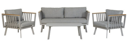 Bis zu 50% Rabatt auf Gartenmöbel bei Jumbo, z.B. Home and More Lounge-Set Augusta (3-Sitzer) + Lieferung