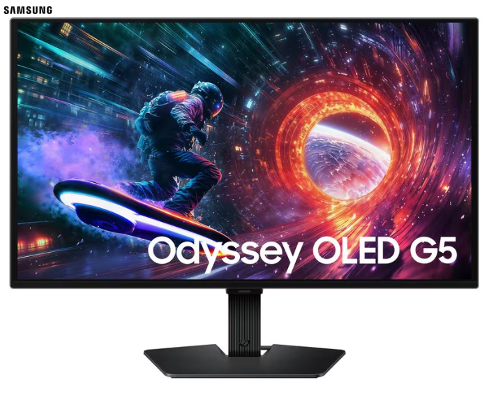 SAMSUNG Odyssey OLED Monitor G5 LS27FG500SU (27″, QHD, 180 Hz, 200 nits) bei MediaMarkt in Aktion