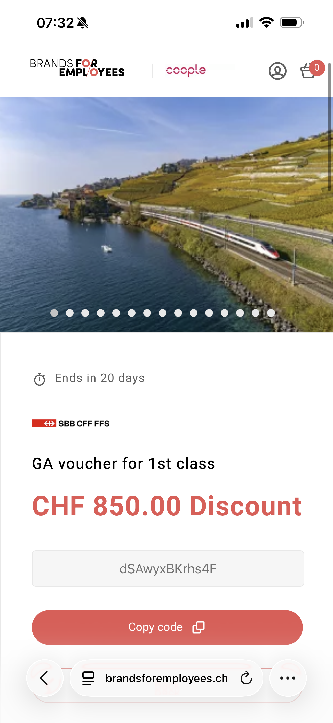 SBB GA mit 500.- / 850.- Rabatt!