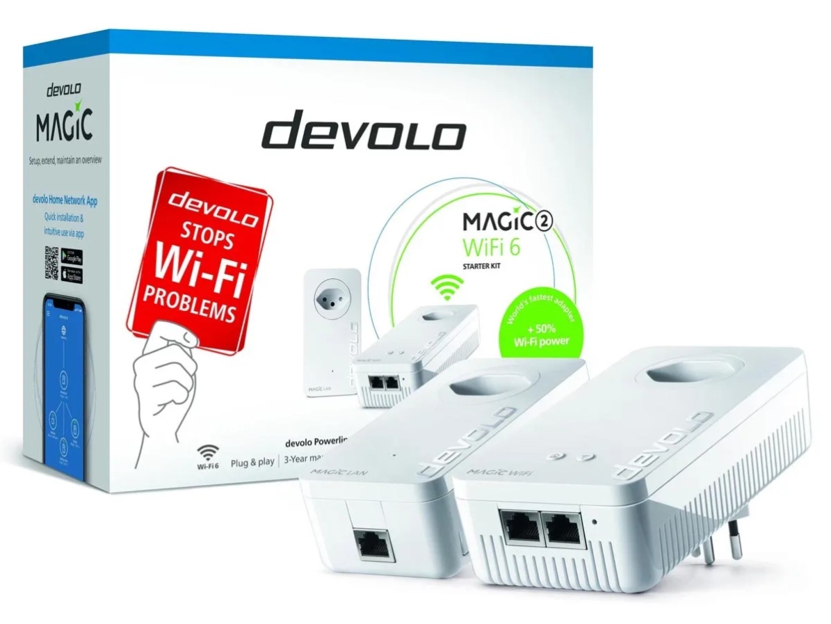 devolo Magic 2 WiFi 6 next Powerline-Starterkit oder Multiroom (CH-Version)