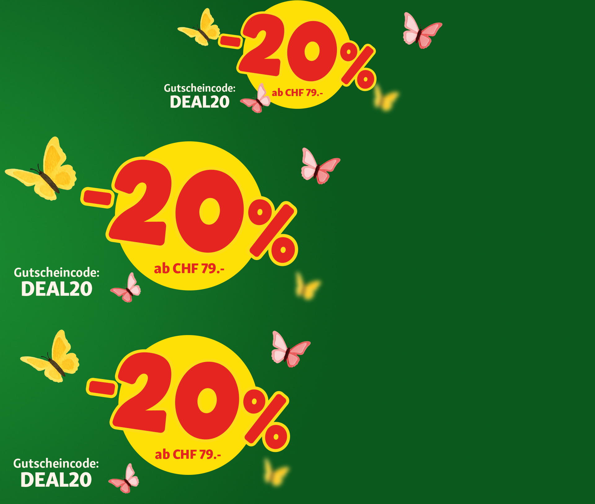 Frühlings-Deal: -20% auf ALLES ab CHF 79.- bei FRESSNAPF