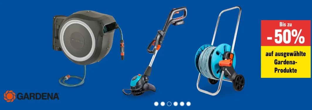Bis zu 50% Rabatt auf Gardena Produkte bei Jumbo