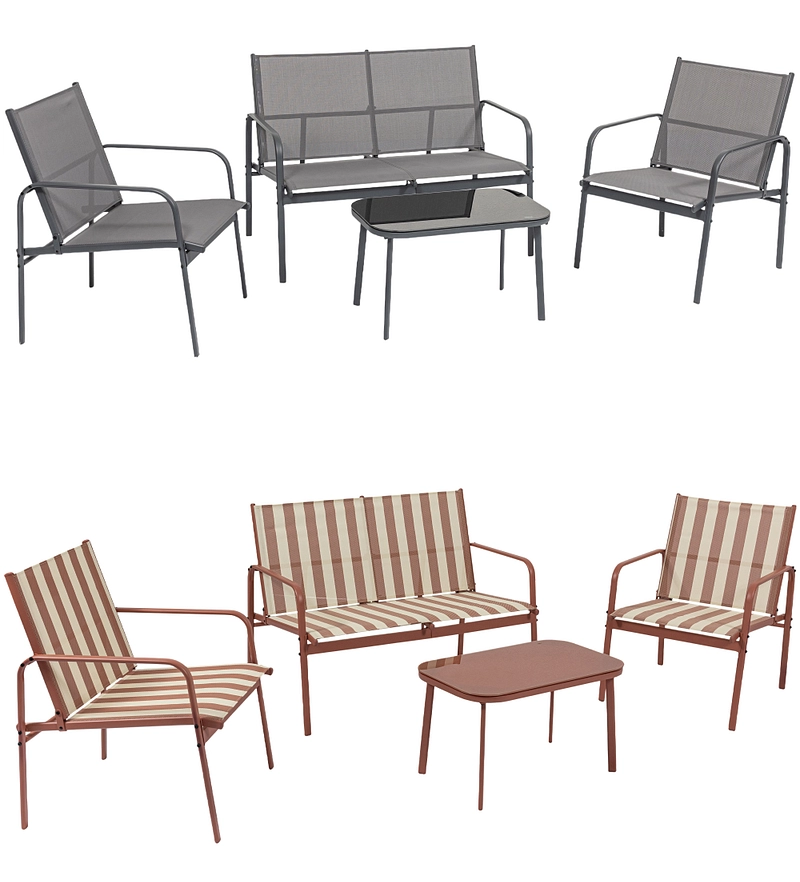 Gartenlounge Set Happy in zwei Farben inkl. Versand