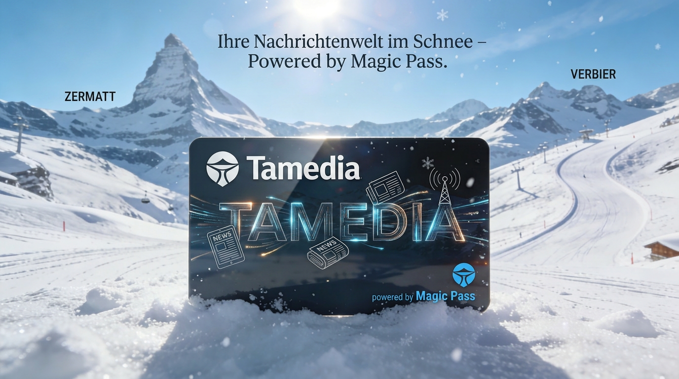 Magic Pass Inhaber können 3 Monate kostenlos eine Tamedia Zeitung abonnieren!
