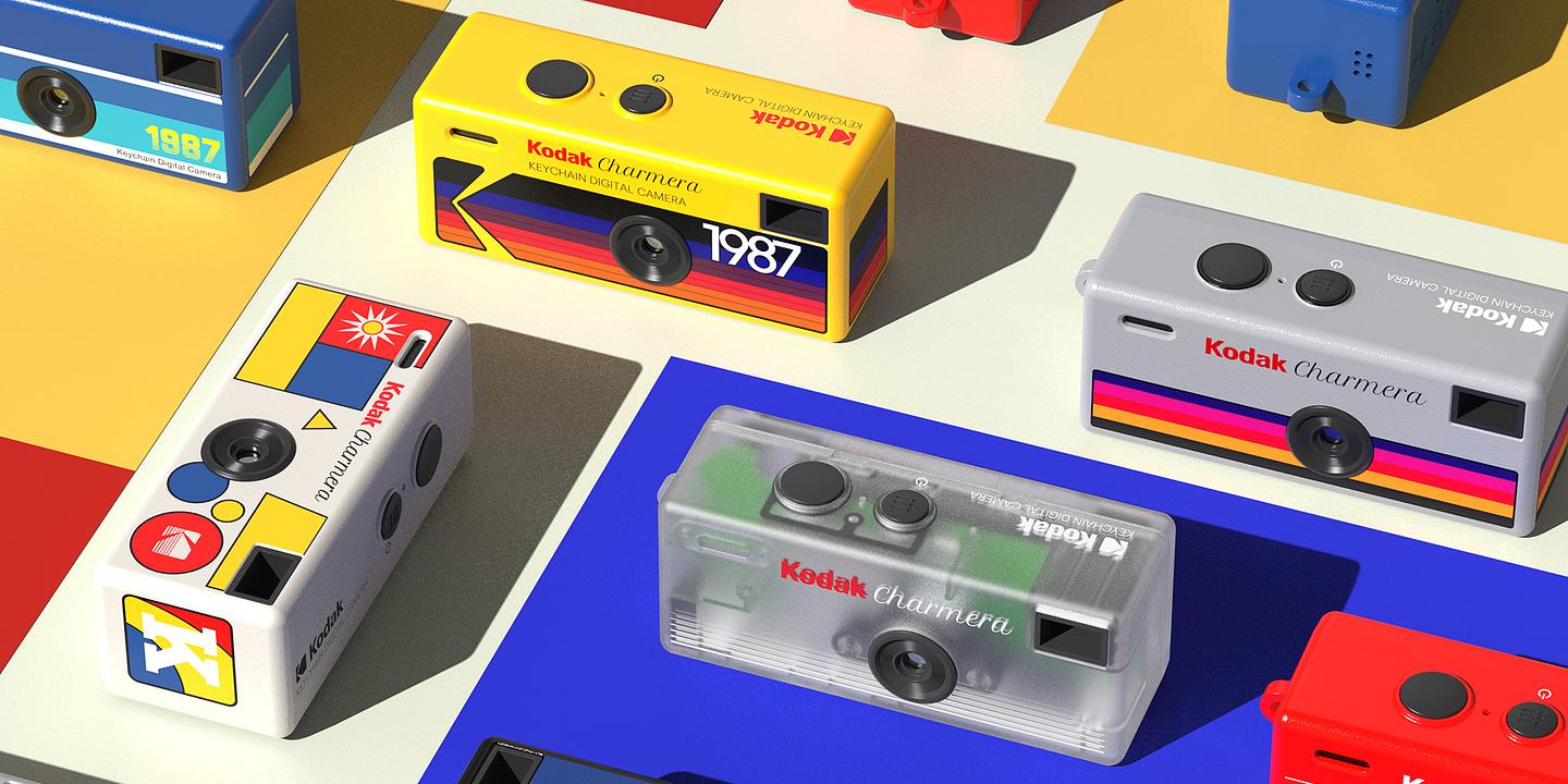 KODAK Digitalkamera Charmera im Schlüsselanhängerformat + 32Gb microSD Speicherkarte