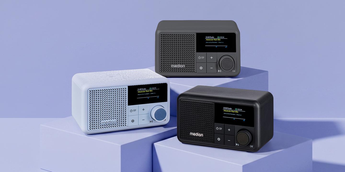Medion DAB+-Radio Life / integrierter Akku / in 2 Farben erhältlich