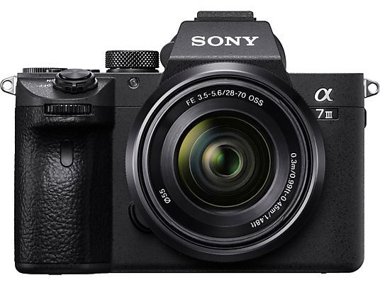 SONY Alpha 7 III ILCE7M3KB + FE 28-70 mm F3.5-5.6 – Systemkamera Schwarz, neuer Bestpreis 999.-