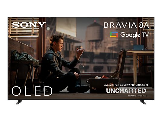 SONY BRAVIA 8A 77″ OLED TV K-77XR8A für 1999.-, (Flat, 77’’ / 195 cm, UHD 4K, Google Smart TV)