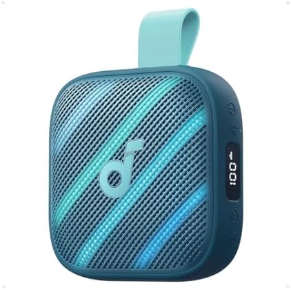 soundcore Boom Go 3i by Anker Tragbarer Lautsprecher mit 15W Sound, 24h Wiedergabe, RGB Lichtshow, IP68