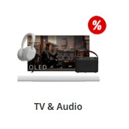 Bis zu 20 % Rabatt auf TV- & Audio-Produkte bei MediaMarkt