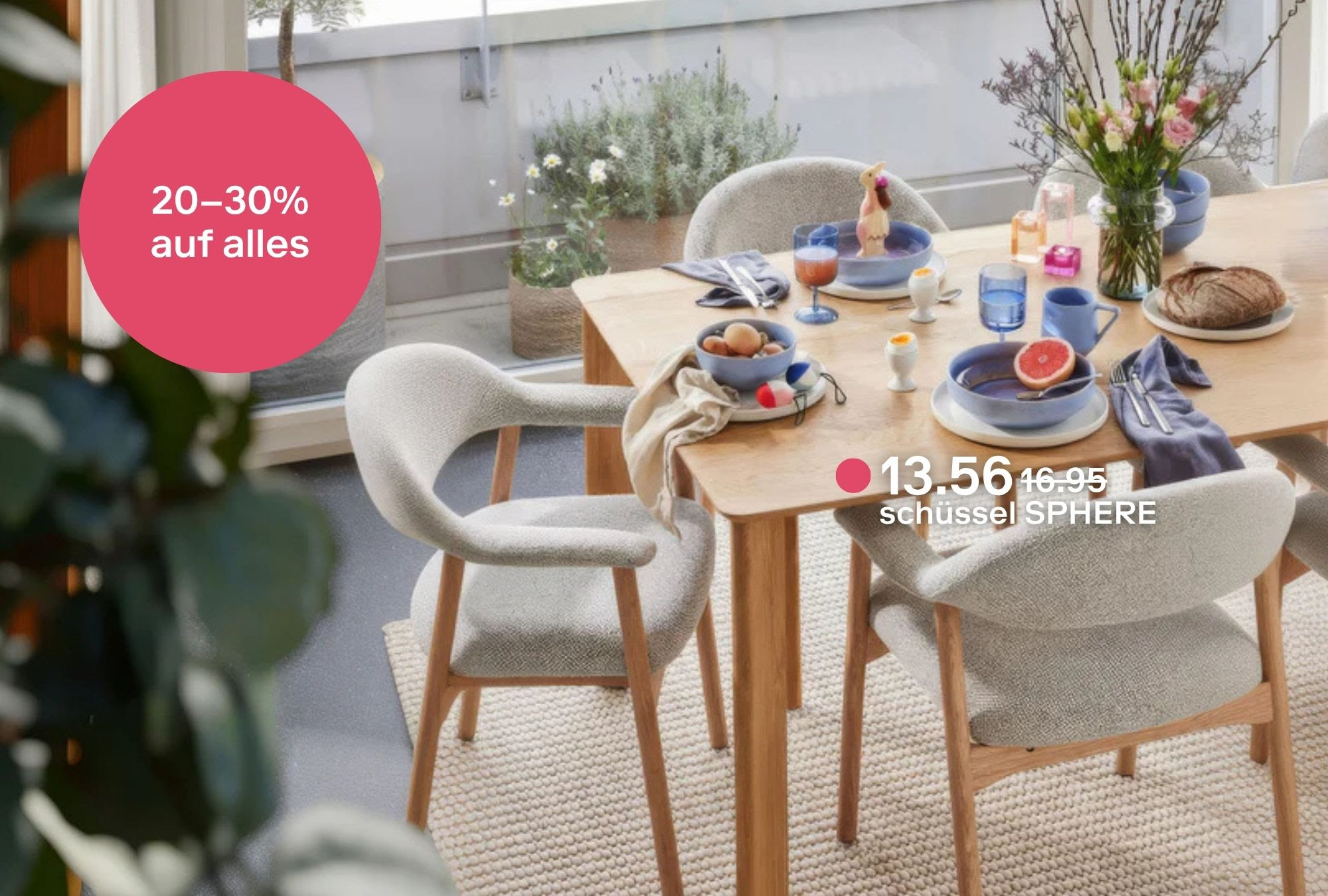 20–30% auf alles bei micasa