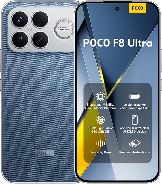 XIAOMI Poco F8 Ultra (16+512 GB, 6.9″) bei Amazon