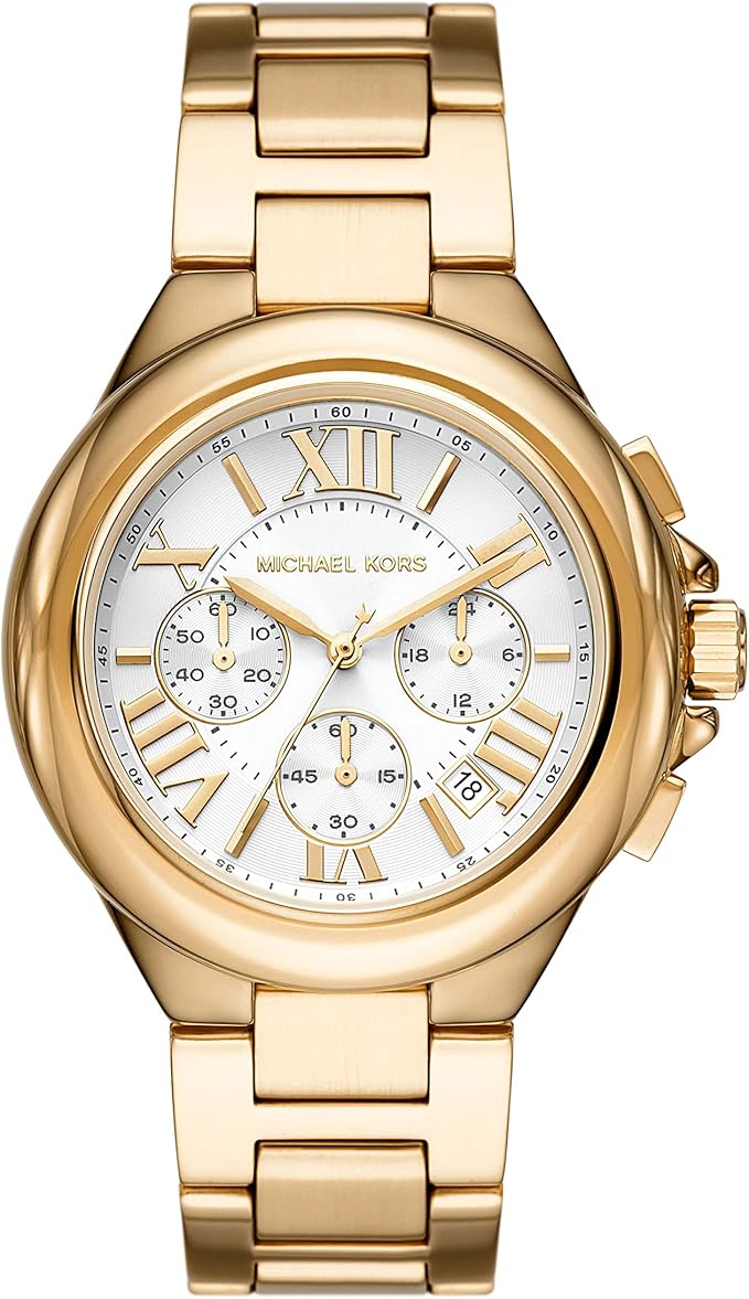 Nur bis morgen: Michael Kors Quarz-Chronometeruhr “Camille” – 43mm – Goldfarben