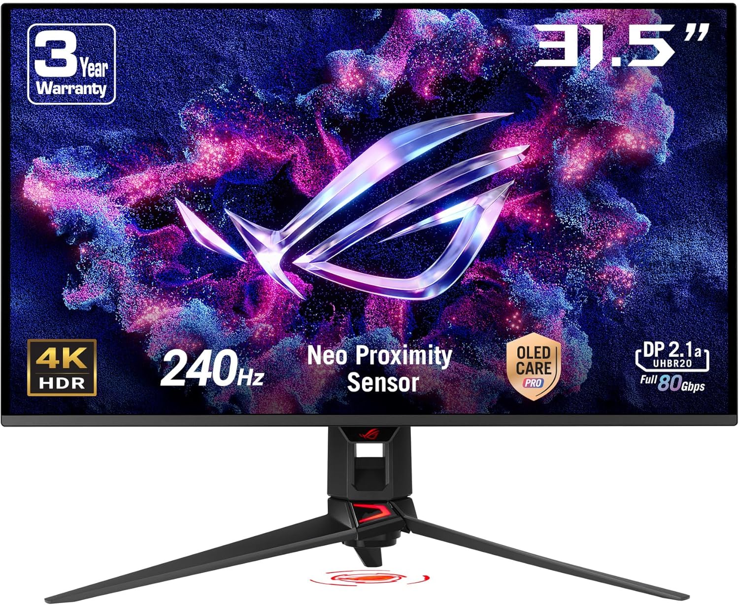 ASUS ROG Swift OLED PG32UCDMR (32″, OLED, 240 Hz, 0.03 ms, 90W USB-C)