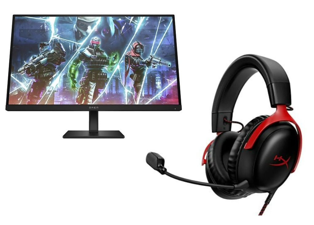 Monitor Headset Bundle HP Cloud