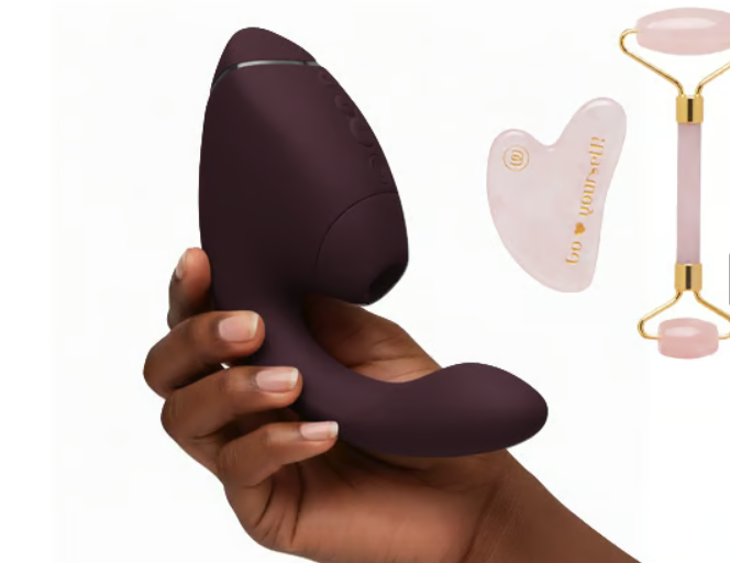 Nur bis morgen: Womanizer Next Duo + Gua-Sha-Set