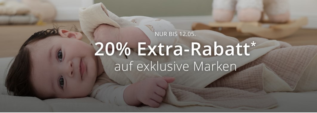 20% Rabatt auf baby-walz Eigenmarken bis 12.05.