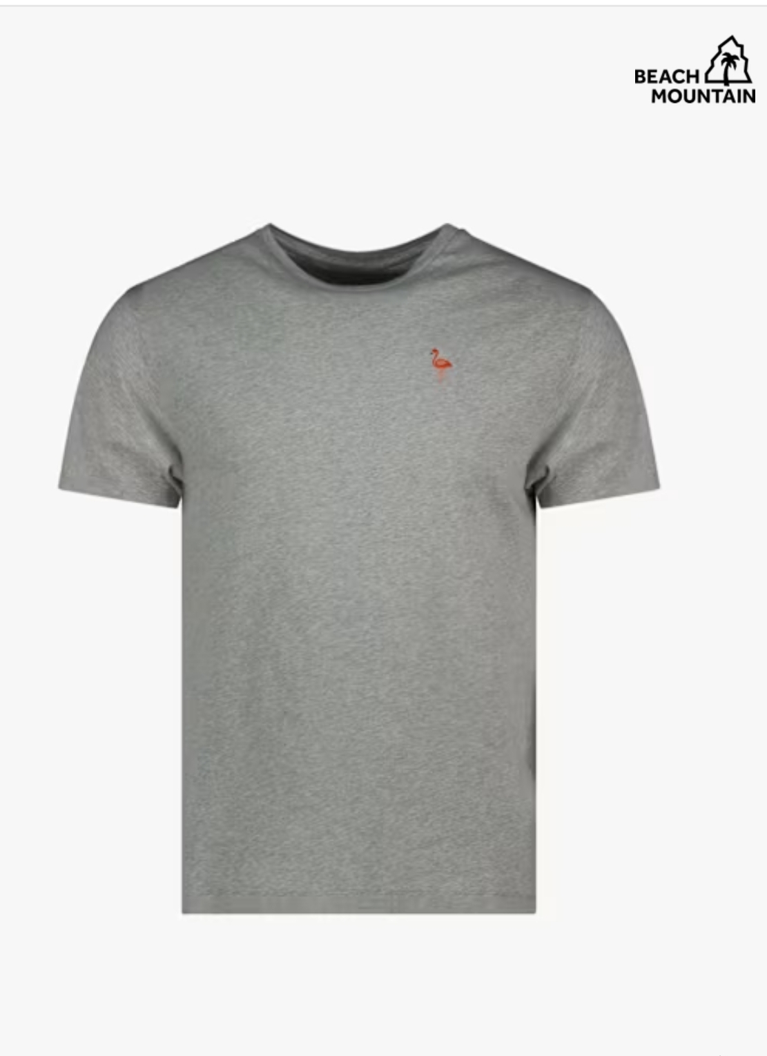 BEACH MOUNTAIN Herren T-Shirt / Grau / M-XXL / 100% Bio-Baumwolle /