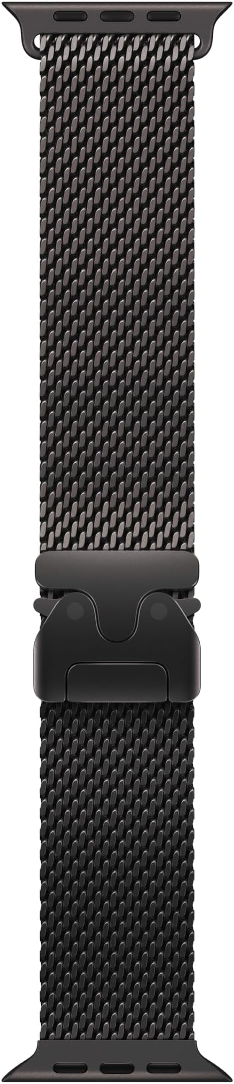 Zum neuen Bestpreis: Apple Watch Band, Milanese Strap, 49 mm, Titan Schwarz