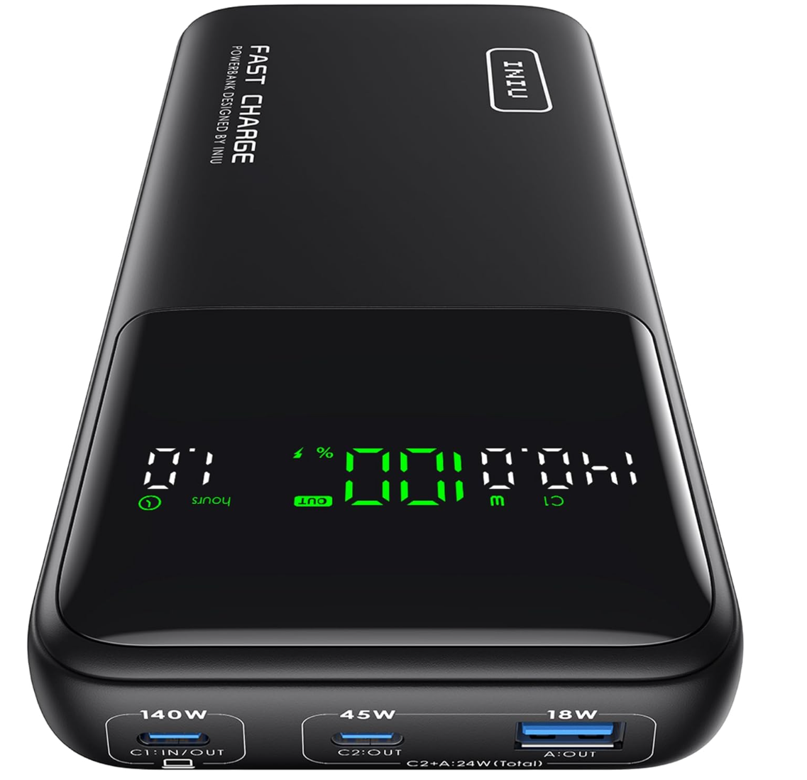 INIU Laptop-Powerbank (140 W, 27’000 mAh) bei Amazon in Aktion