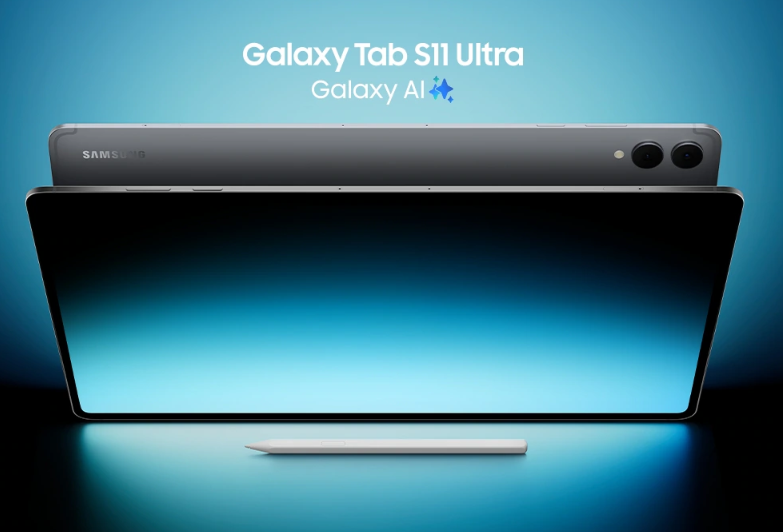 Samsung Galaxy Tab S11 Ultra Wi-Fi 256 GB + 37″ ViewFinity S8 S80D UHD-Monitor in Aktion