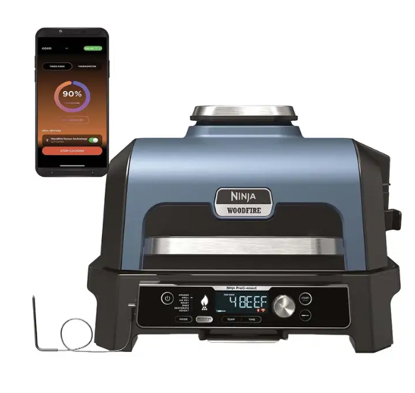 Ninja elektrischer Outdoor-Grill & Smoker Woodfire Pro Connect XL bei nettoshop und Amazon