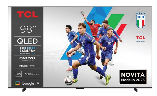 Riesiger TCL QLED-Fernseher 98P89K mit 4K@144 Hz bei Conrad in Aktion + 3 Jahre Garantie möglich