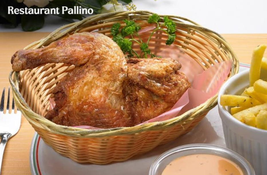 Pouletkörbli inkl. Salat und Dessert à discrétion für 2 Personen (Luzern)