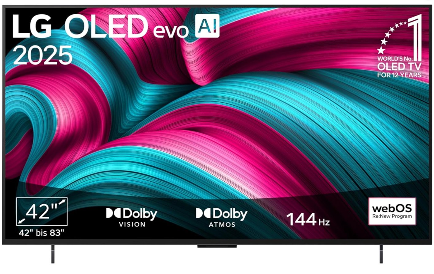 LG OLED-Fernseher 42C5ELB mit 4K@120 Hz und α9-Gen8-Prozessor zum Toppreis bei Amazon