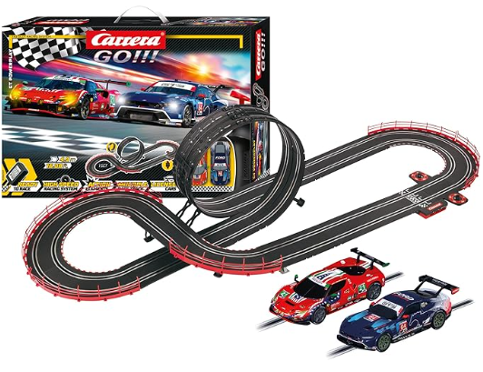 Carrera GT Powerplay 4.9 Meter lange Rennstrecke mit Looping und Steilkurve bei Amazon zum Toppreis