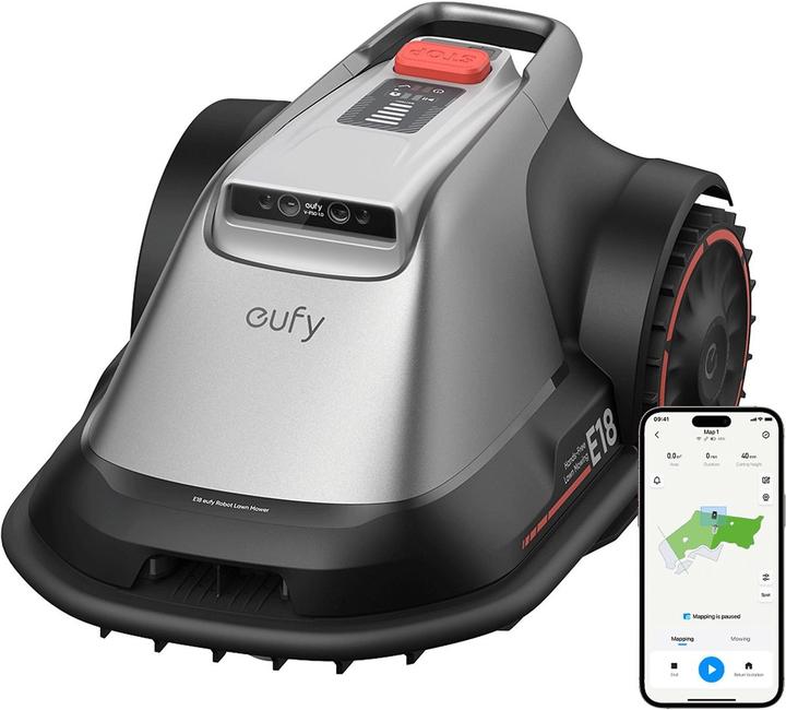 Mähroboter «eufy E18» (1200 m², Ohne Begrenzungskabel)