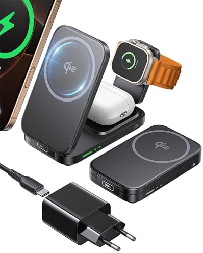 2x INIU Mag-Safe Charger, 15 W, Qi2.