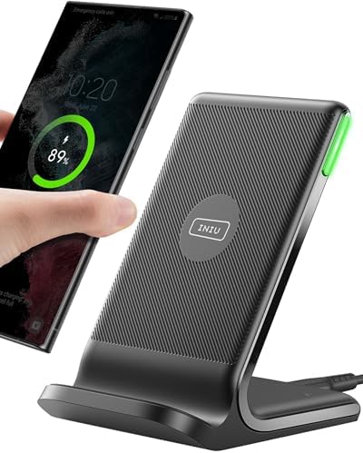 2 Stück INIU Wireless Charger 15 W Qi-Ladestation