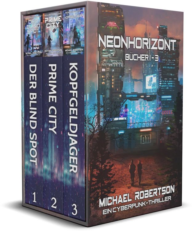 Neonhorizont – Bücher 1 – 3: Ein Cyberpunk-Thriller – Gratis-Download bei Orell Füssli und Amazon