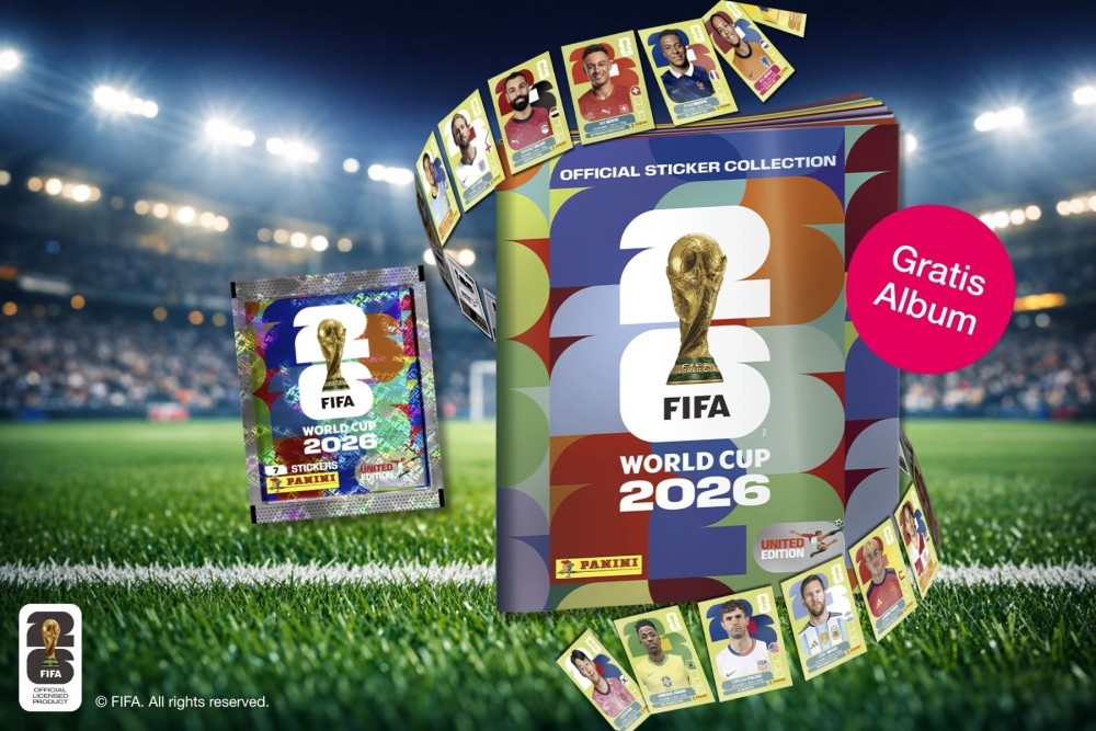 Panini Fifa World Cup 2026 Stickeralbum gratis bei avec