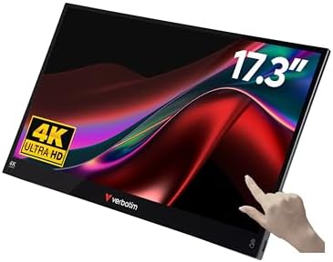 Verbatim Portable Touchscreen Monitor 4K (mobiler 17,3″ Bildschirm) bei Amazon zum neuen Bestpreis